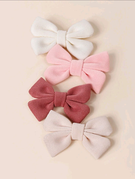 Bow clips 4pcs