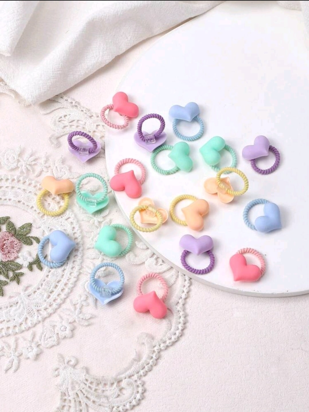 Heart ties 10pcs