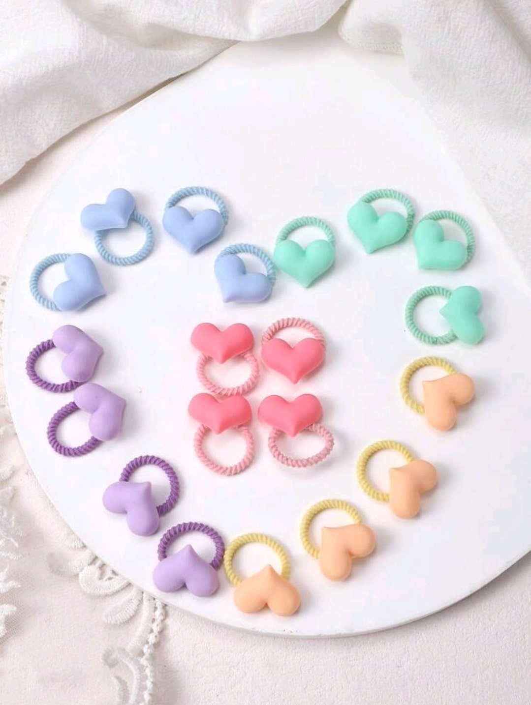 Heart ties 10pcs