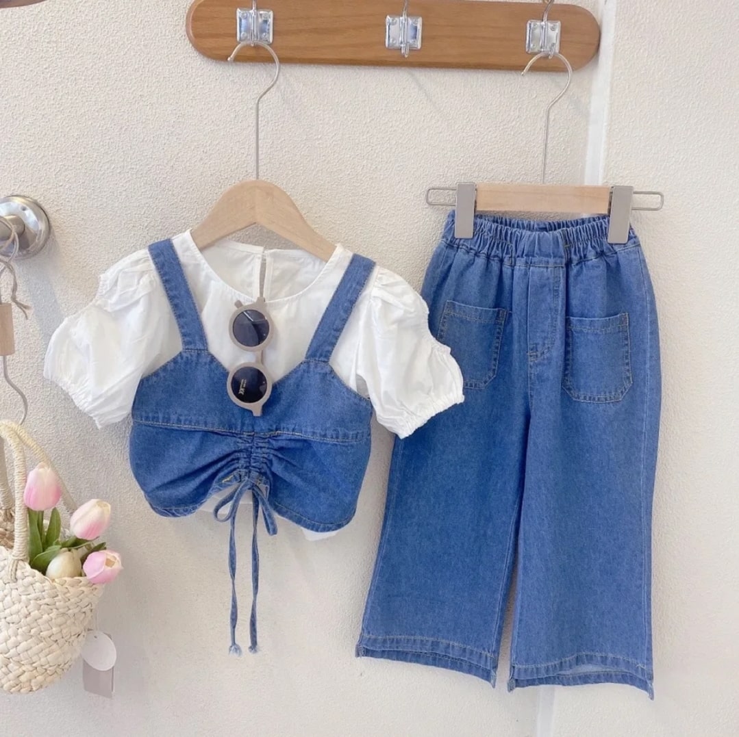 Denim set 3pcs