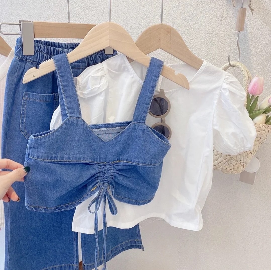 Denim set 3pcs