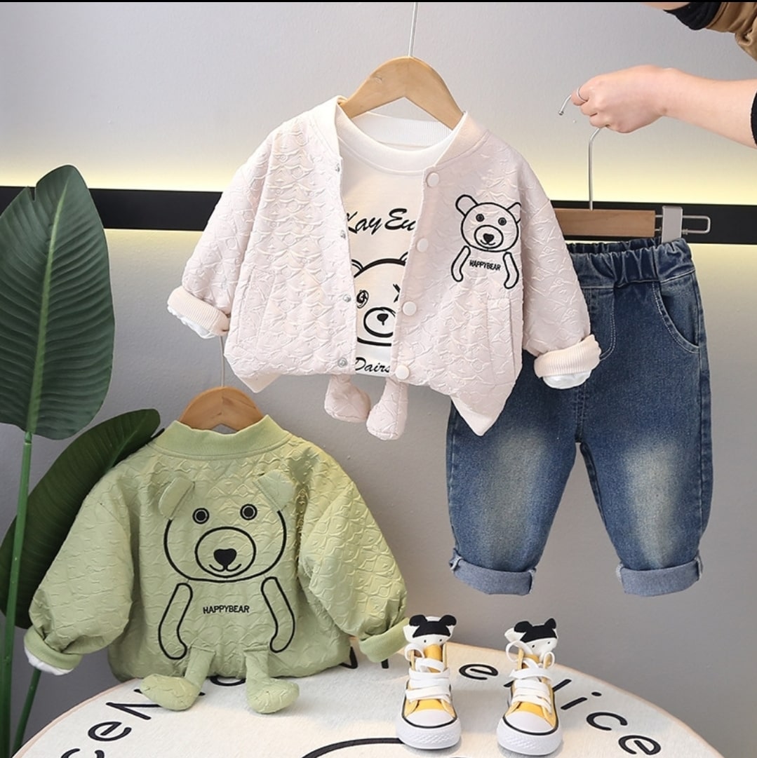 Happy bear set 3pcs