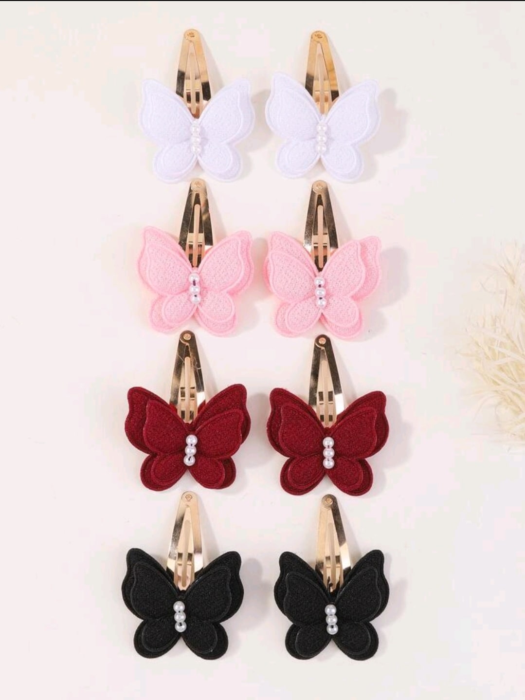 Butterfly clips 8pcs