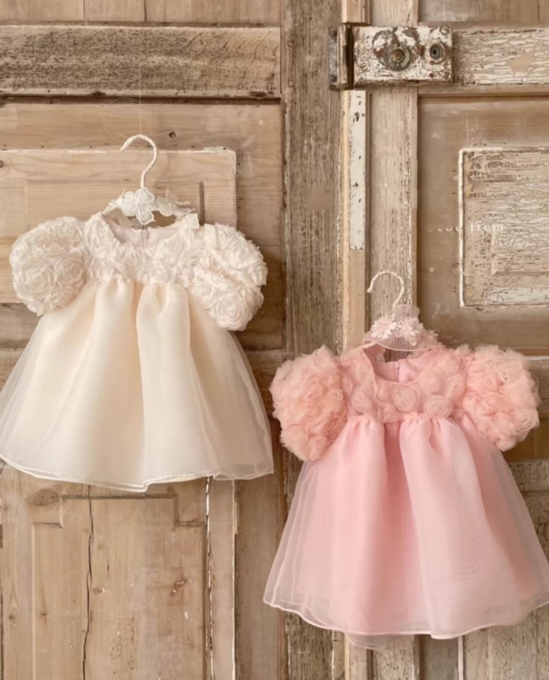 Flower puff dress