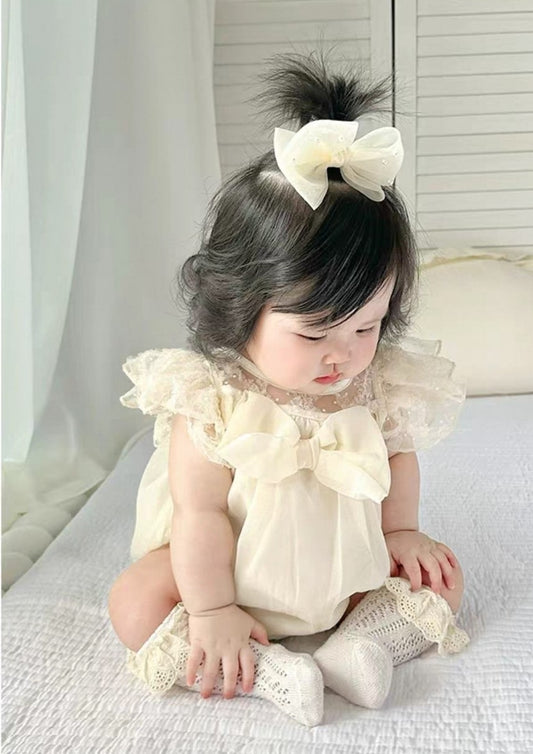 Bow dantail romper