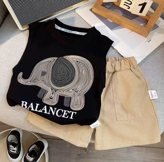 Elephant short set 2pc..