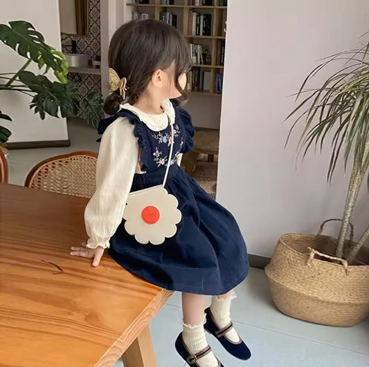 Embroidery vest set 2pcs