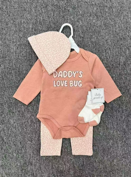 Daddy's love bug set 4pcs