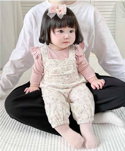 Floral jumpsuit 2pcs