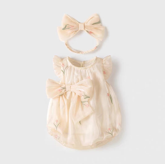 Tulip romper 2pcs