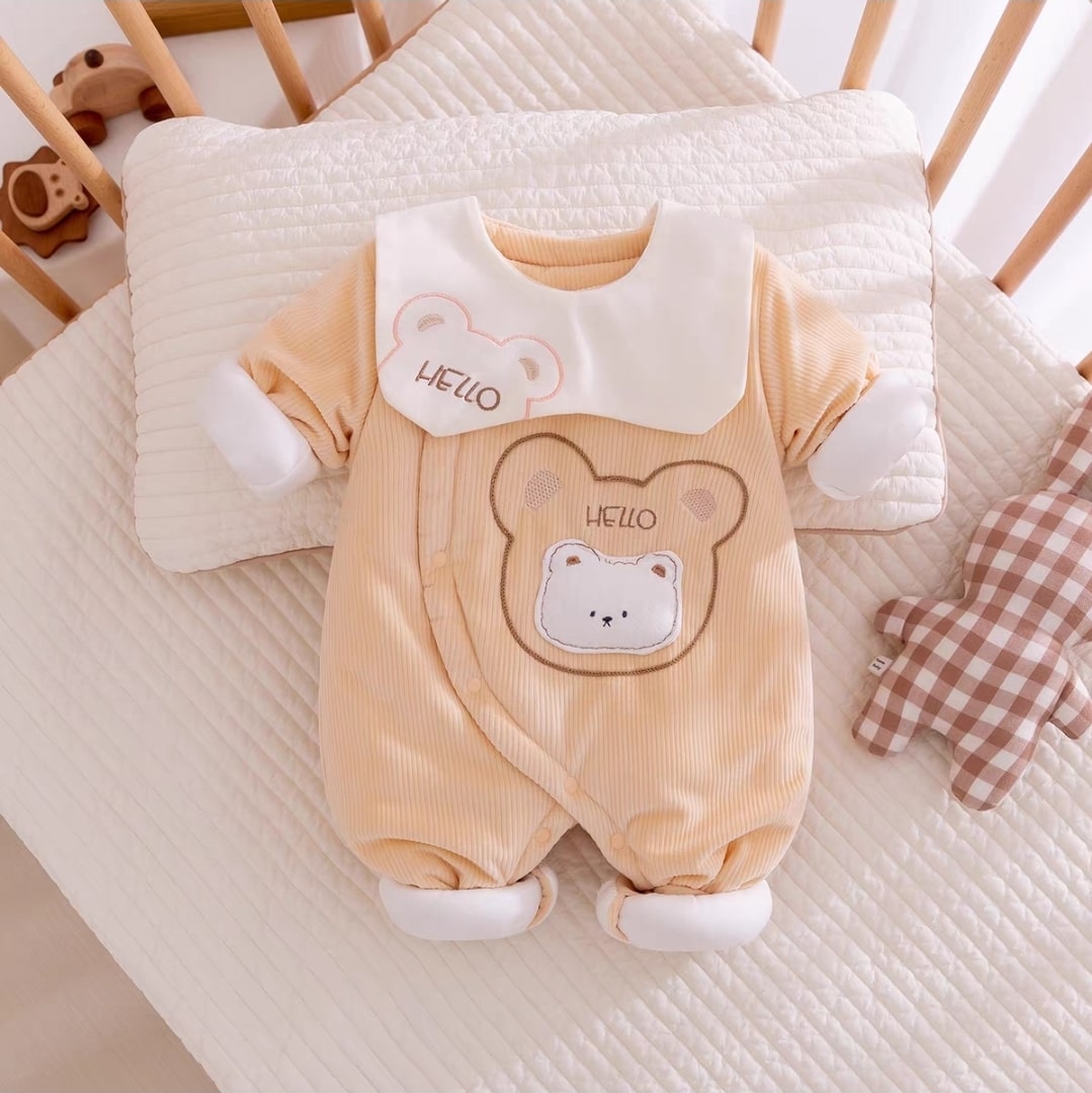 Hello bear jumpsuit 2pcs