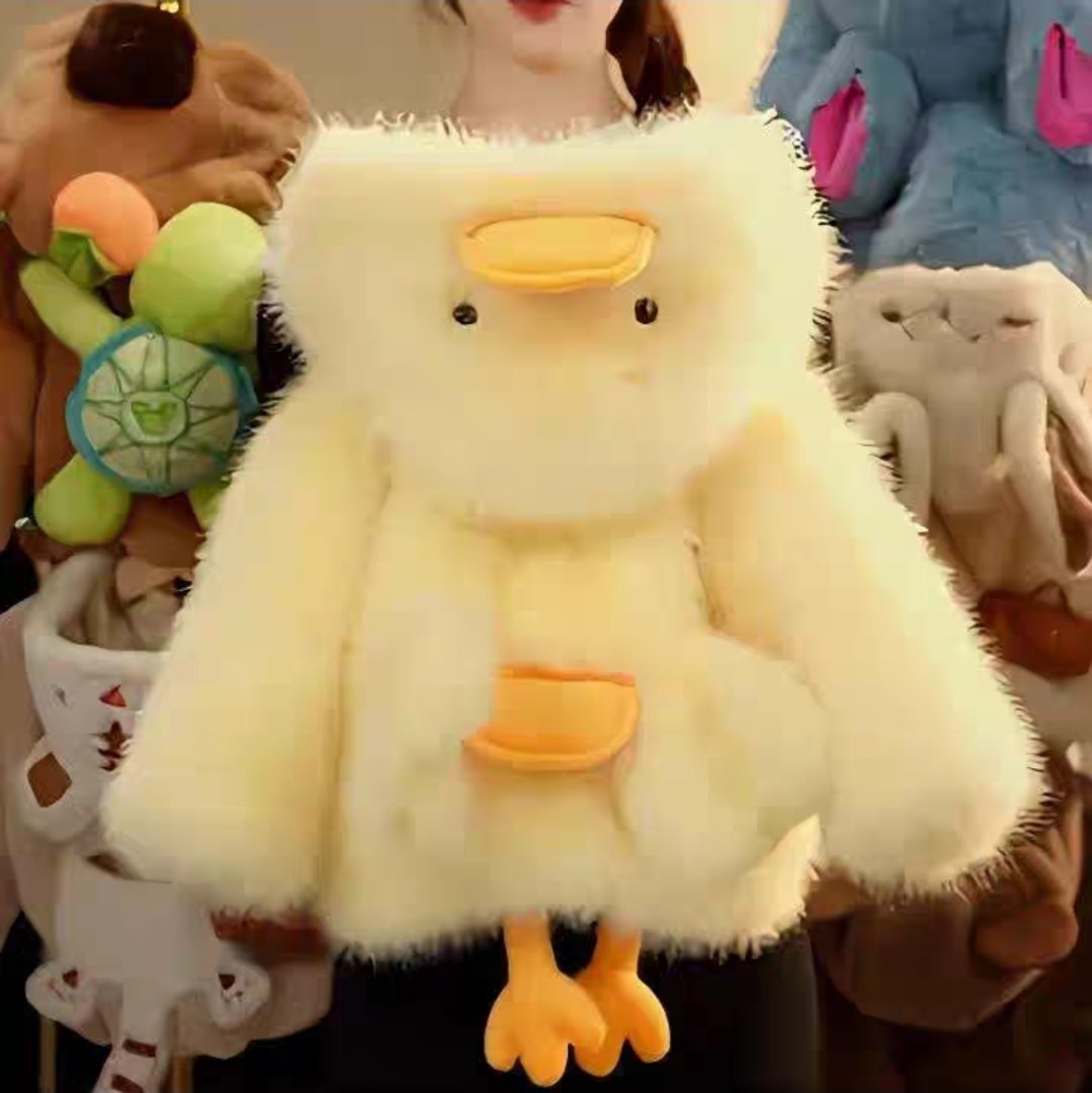 Duck fur jacket