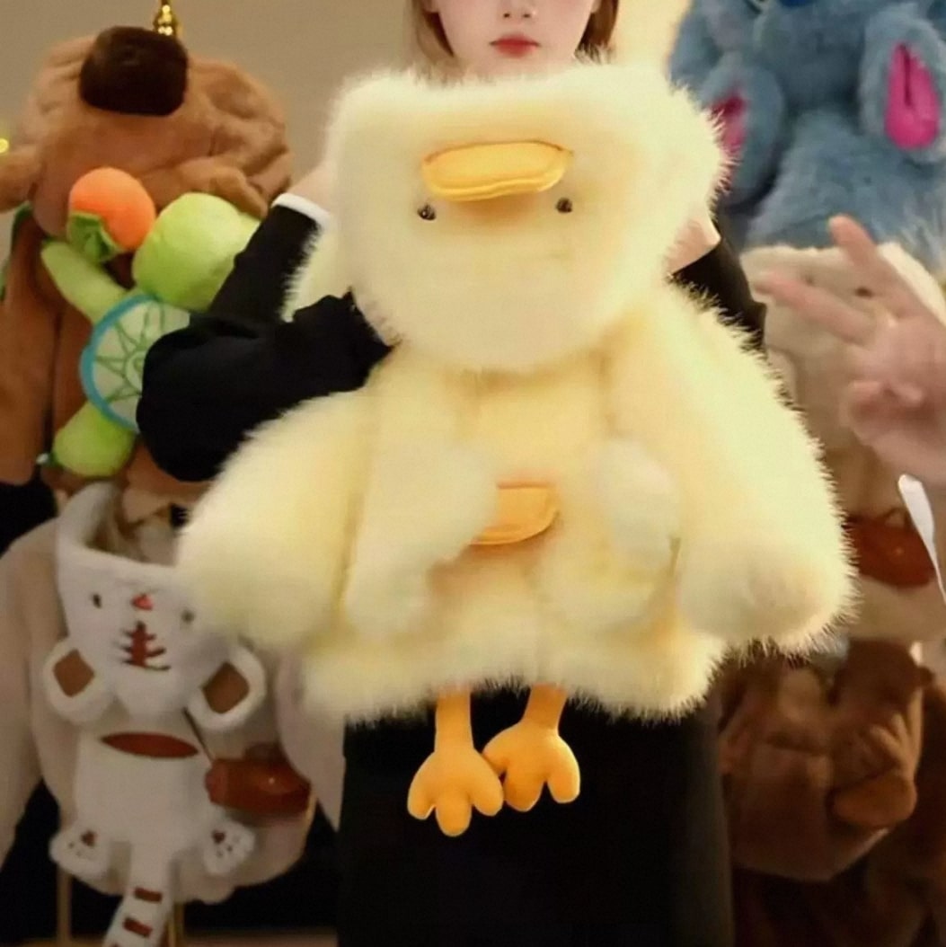 Duck fur jacket