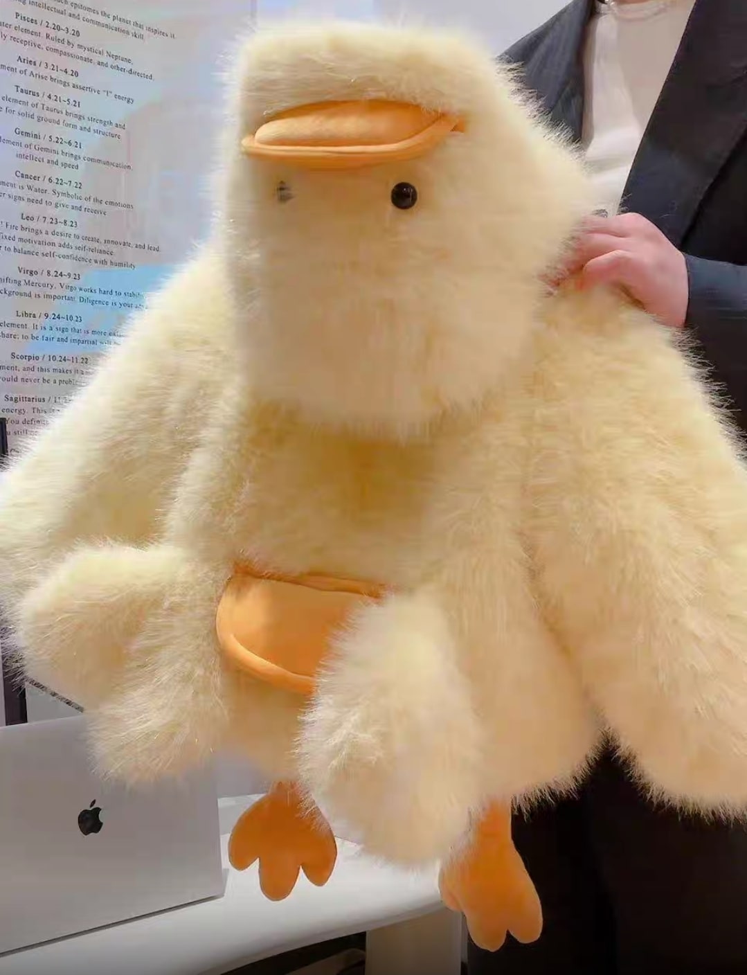 Duck fur jacket