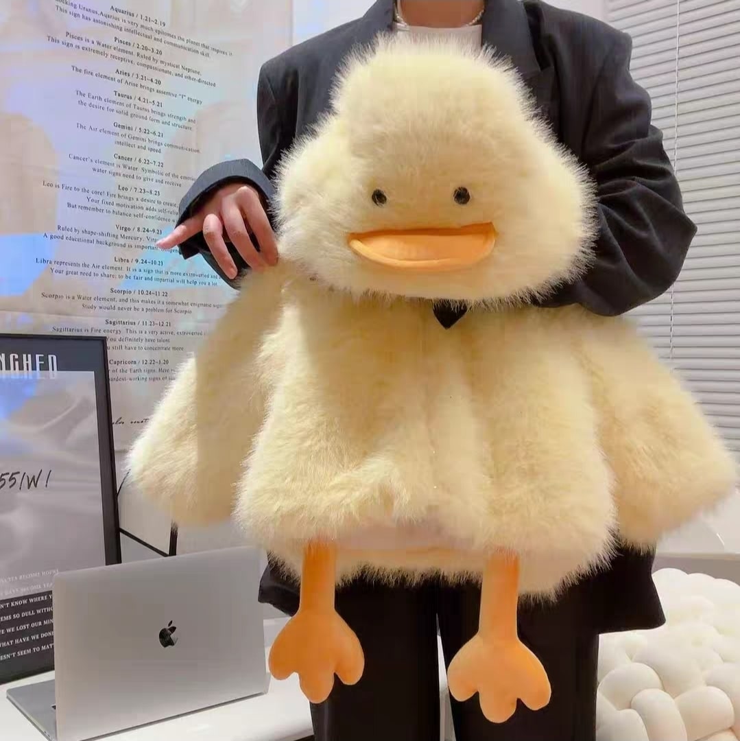 Duck fur jacket