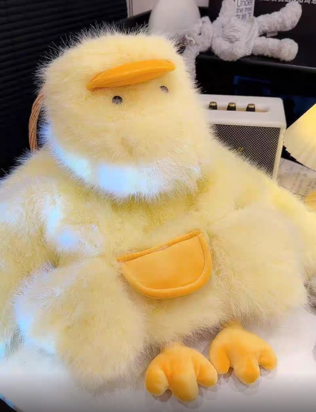 Duck fur jacket