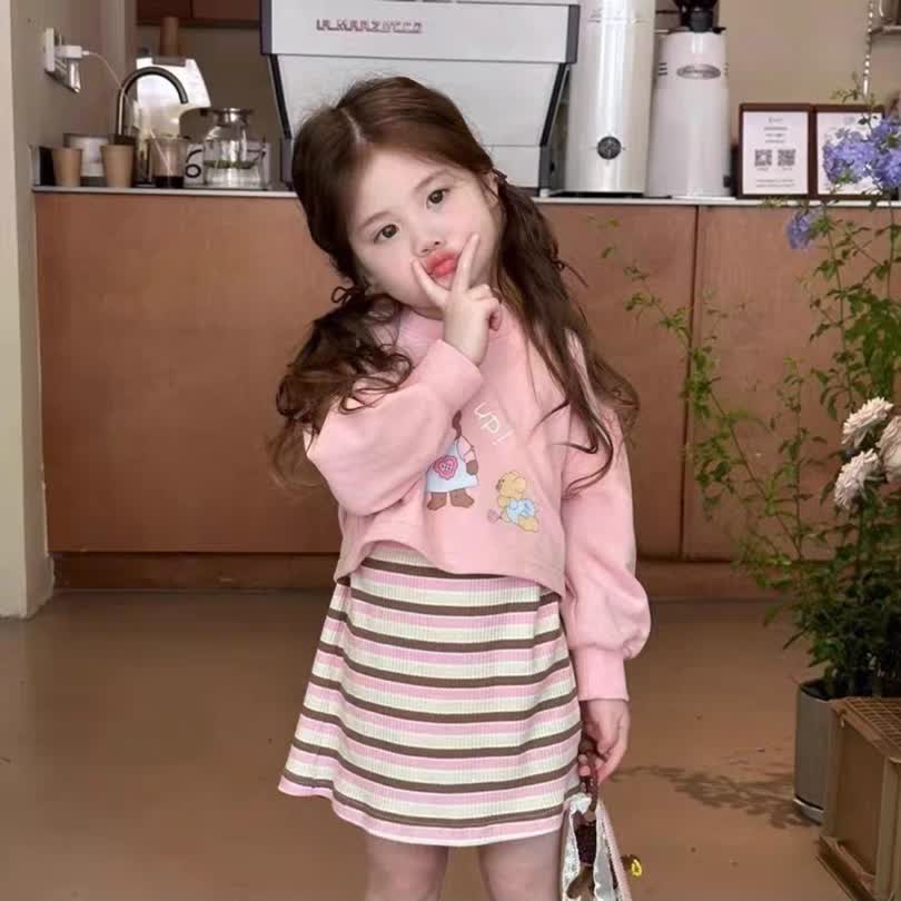 Bear dress set 2pcs