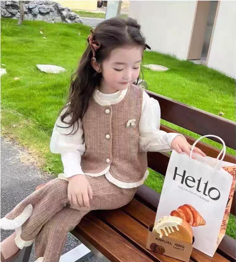 Puff sleeve set 3pcs
