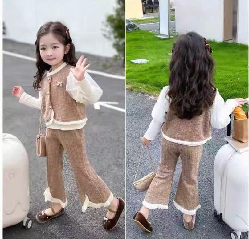 Puff sleeve set 3pcs