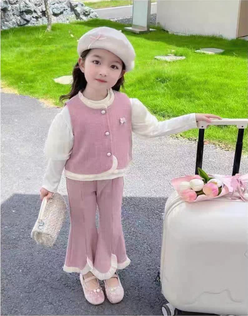 Puff sleeve set 3pcs