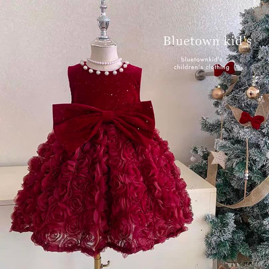 Rose bow dress