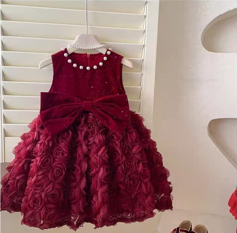 Rose bow dress