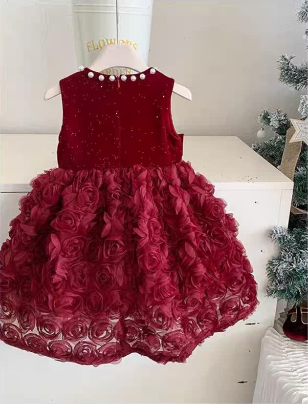 Rose bow dress