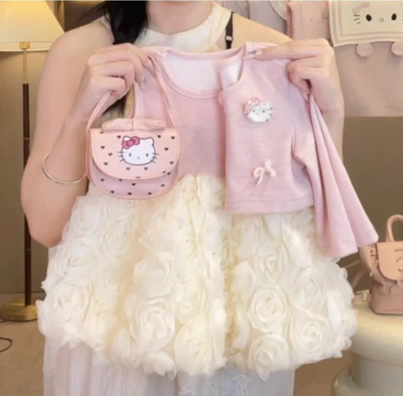 Cute Kitty dress 2pcs