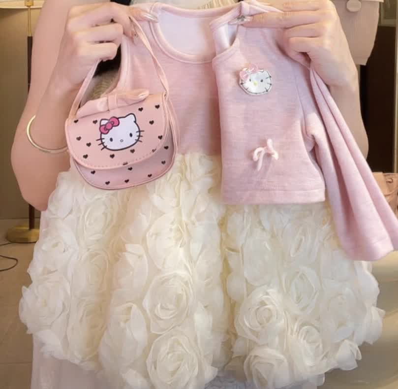 Cute Kitty dress 2pcs