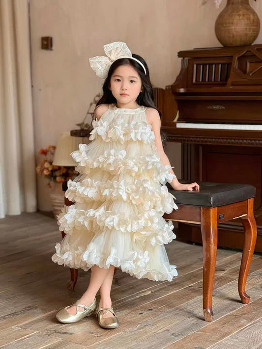Flower princess long dress