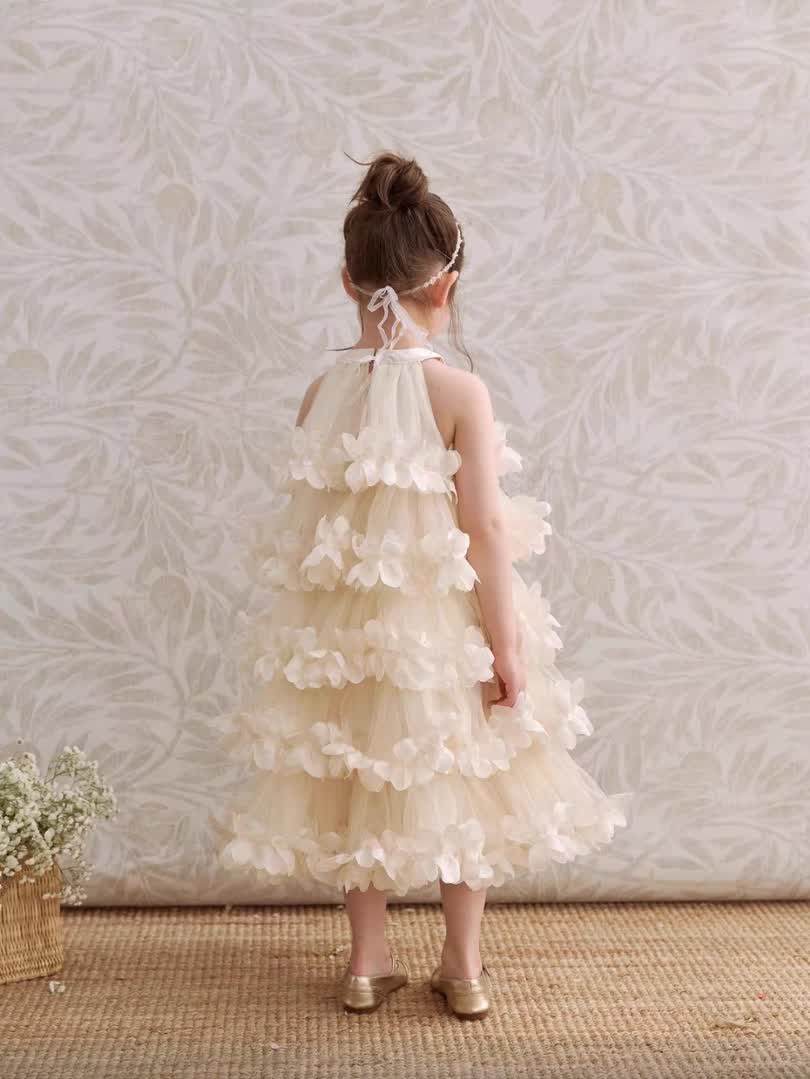 Flower princess long dress