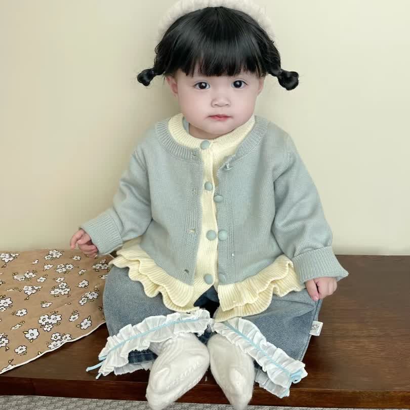 Wool denim set 2pcs