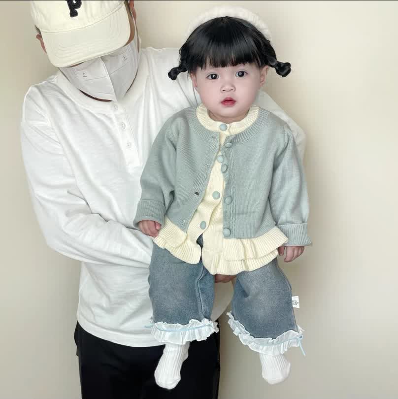 Wool denim set 2pcs
