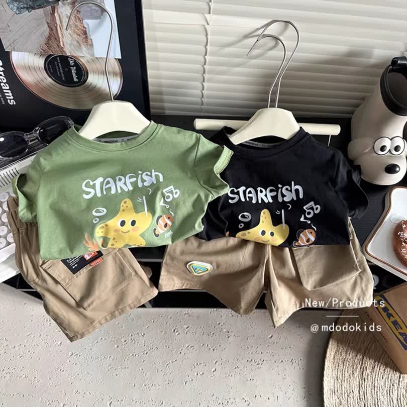 Star fish short set 2pcs