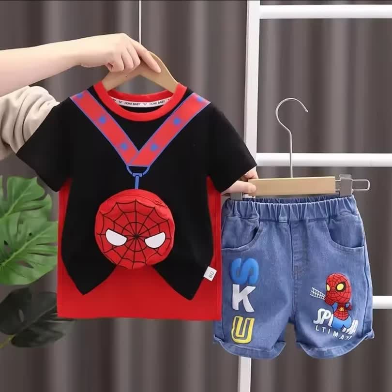 Spider man short set 2pcs