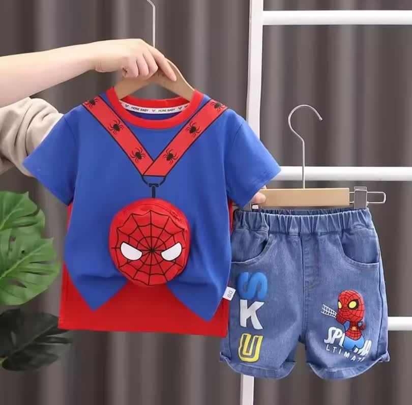 Spider man short set 2pcs