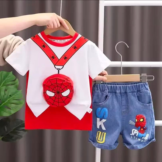 Spider man short set 2pcs