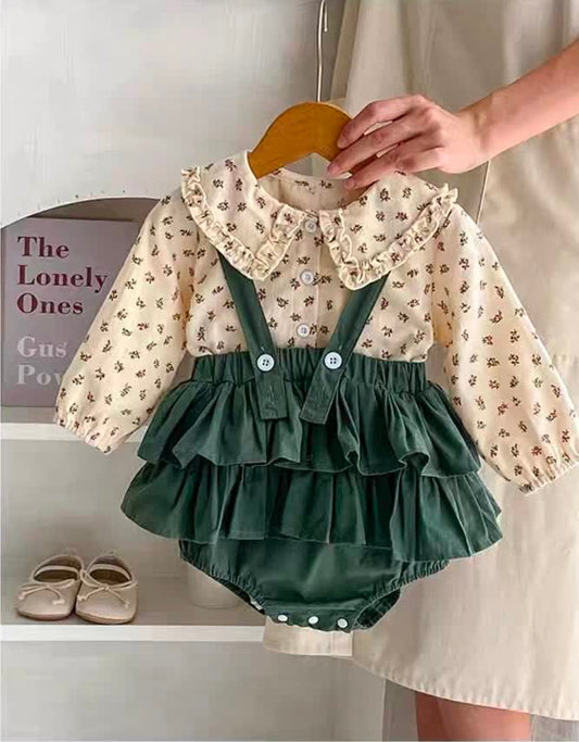 Halter floral set 2pcs..