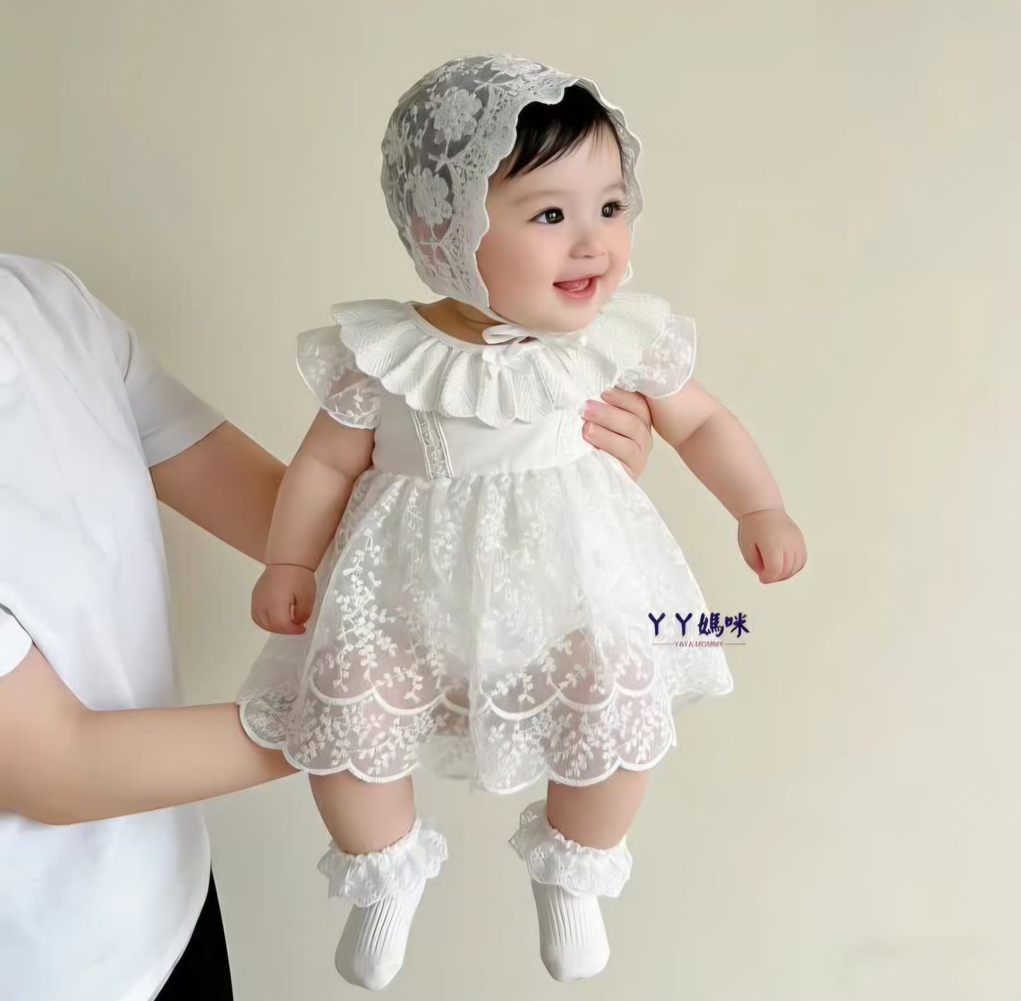 Dantail romper dress  2pcs