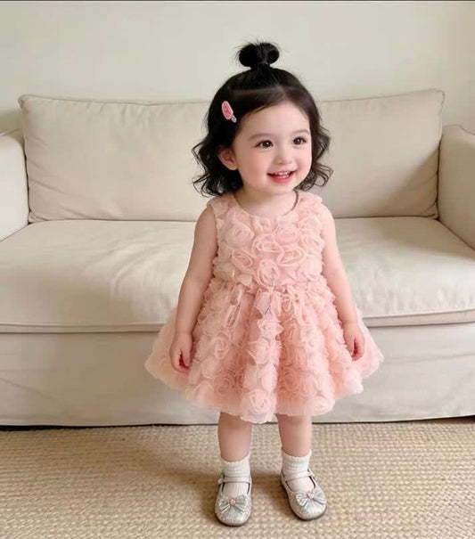 Flower sleeveless dress