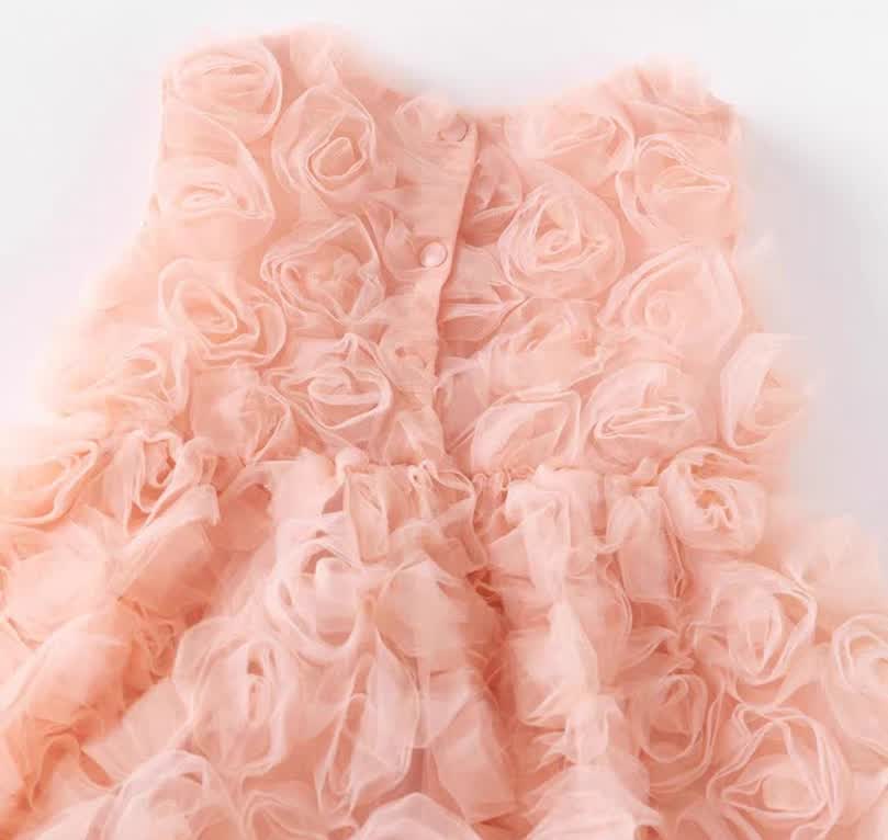 Flower sleeveless dress