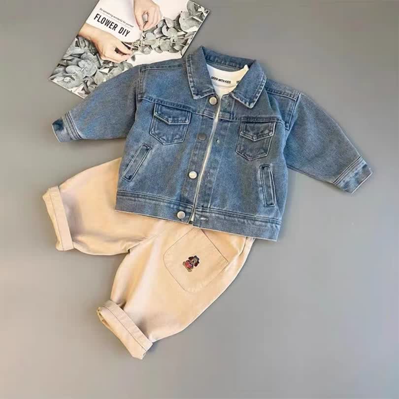 High quality denim set 3pcs