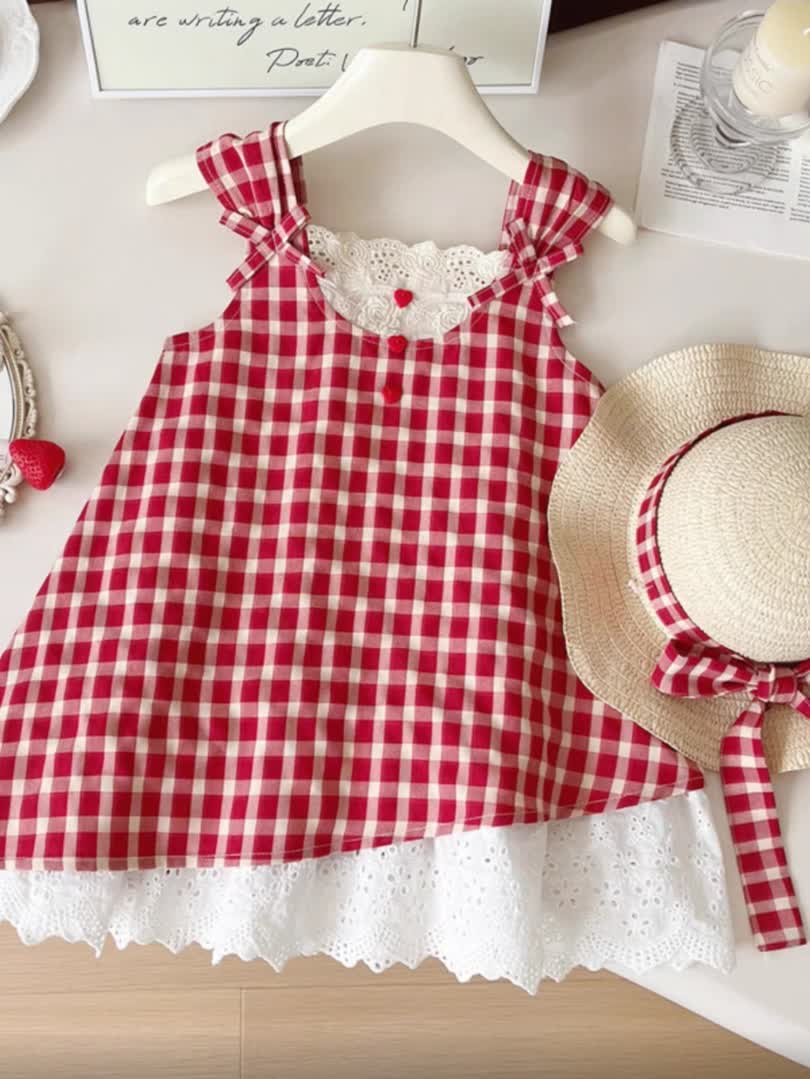 Check summer dress
