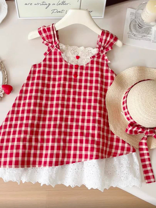 Check summer dress