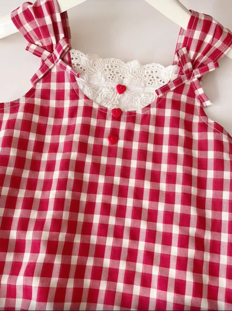 Check summer dress