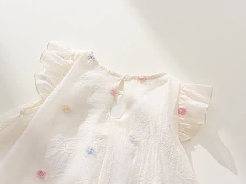 Colorful bow dress