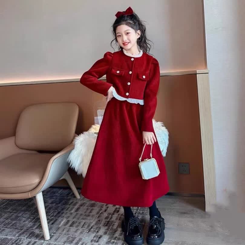 Korean skirt set 2pcs