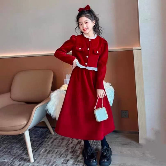 Korean skirt set 2pcs