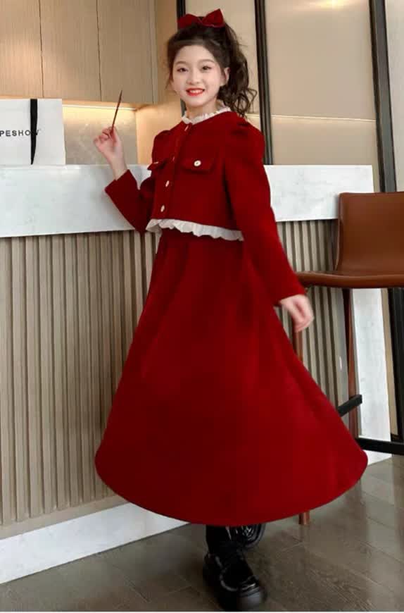 Korean skirt set 2pcs