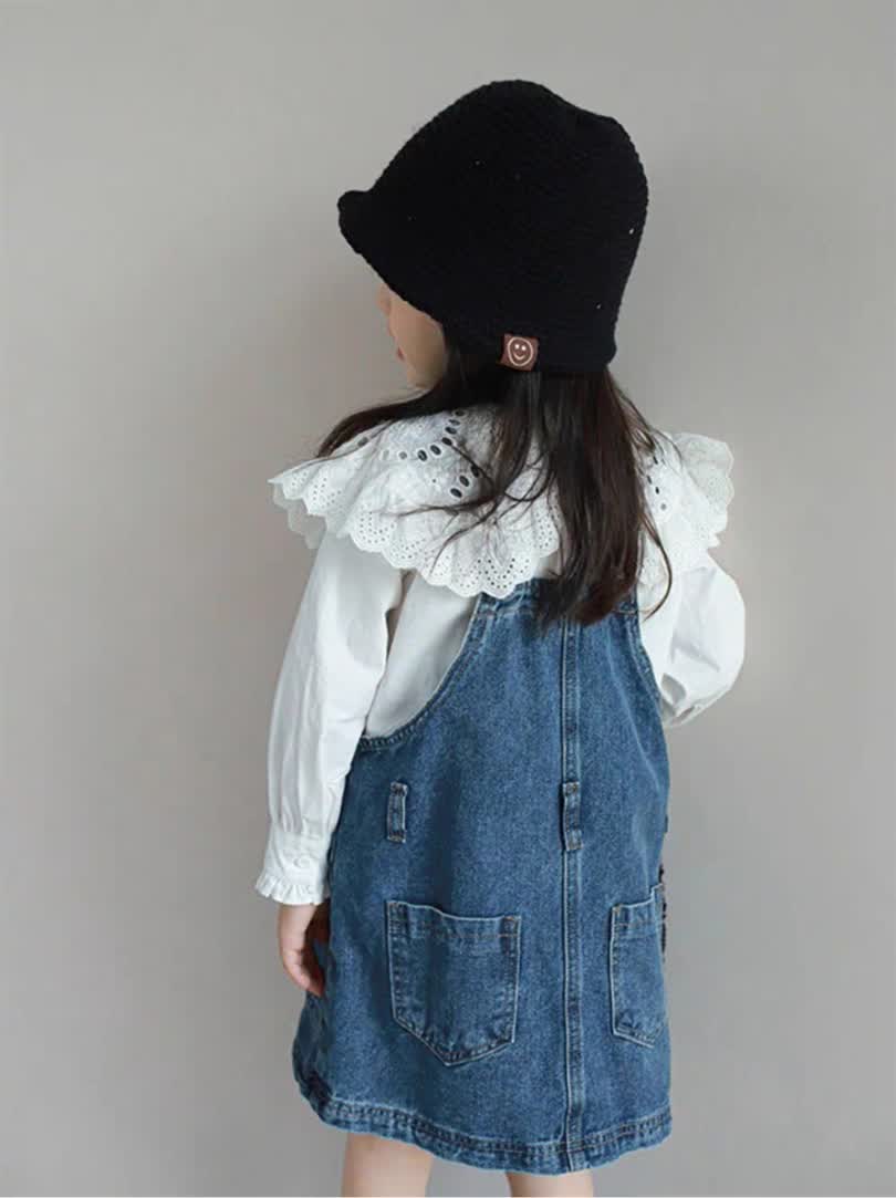 Rabbit ear denim set 2pcs